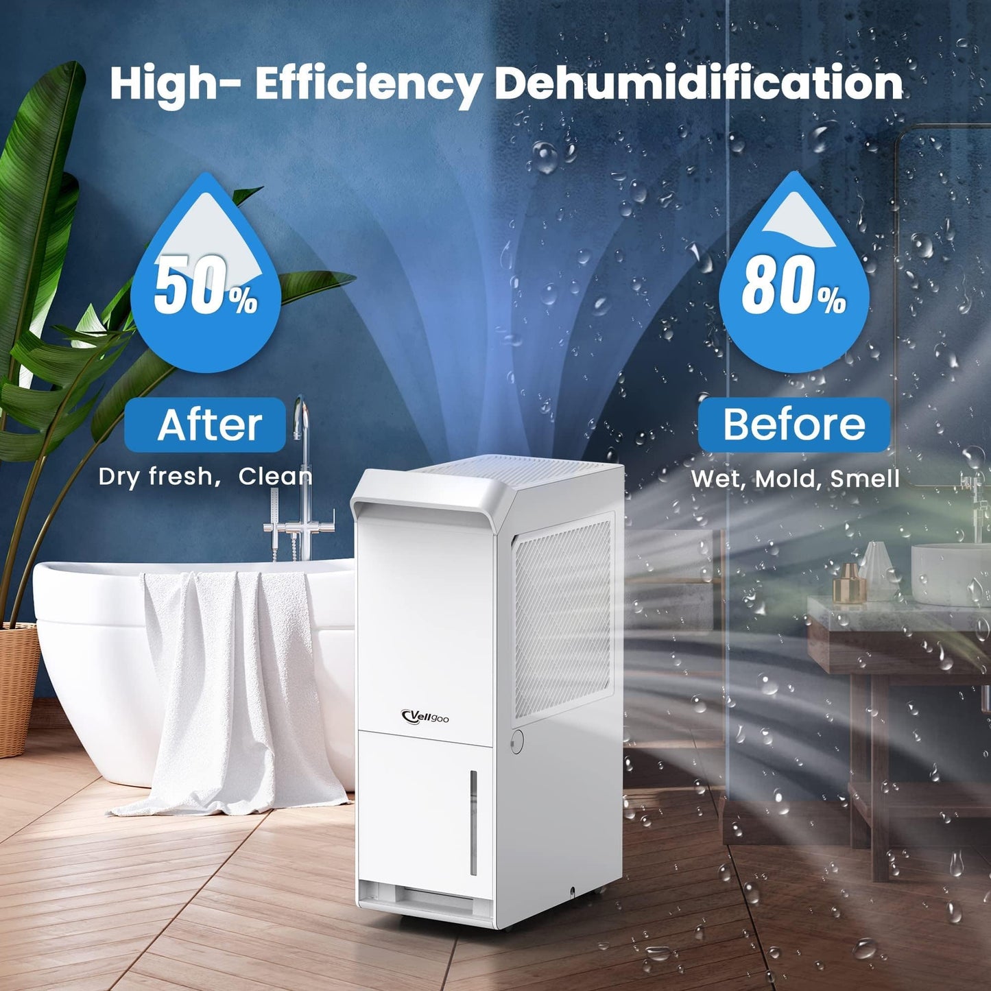 Vellgoo Energy Star Dehumidifier