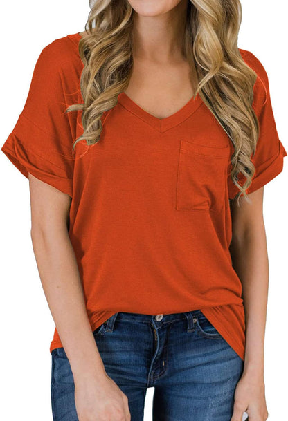 Best Casual V-neck tee for women 2025