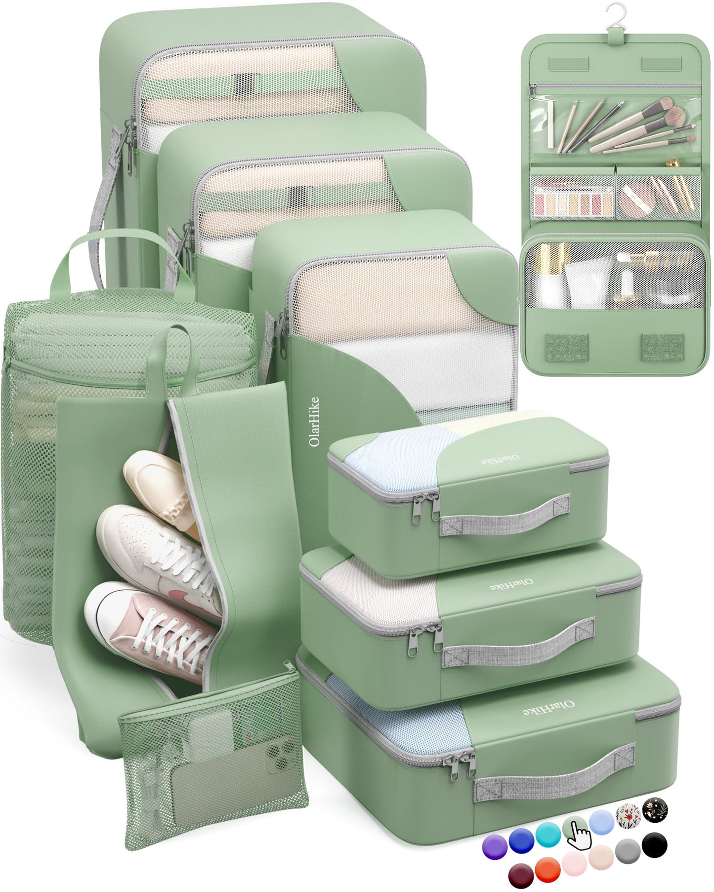 OlarHike Travel Cube Set - Cream Organizer & Gifts