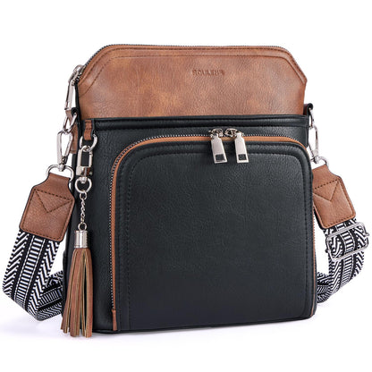 Tassel Charm Crossbody Bag for Women