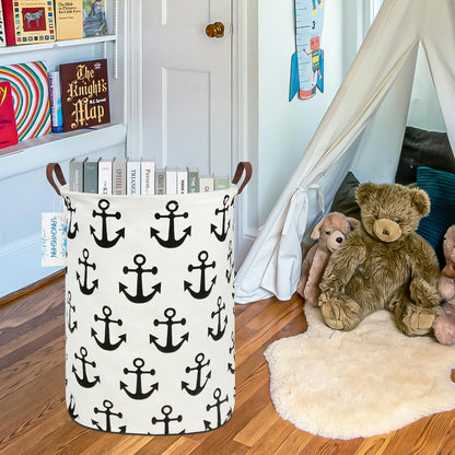 Collapsible Canvas Hamper by LANGYASHAN