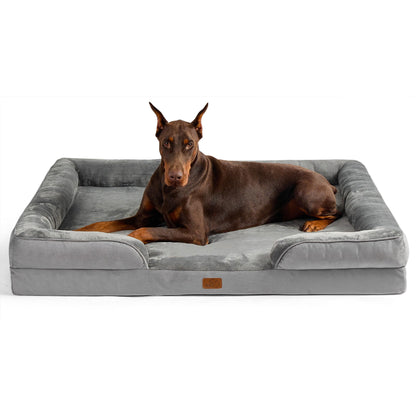 ComfyPaws Orthopedic Washable Dog Sofa - Large, Grey