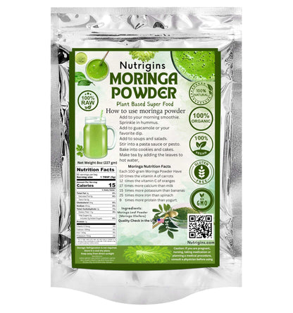 Pure Moringa Magic: Organic Leaf Powder 1 lb