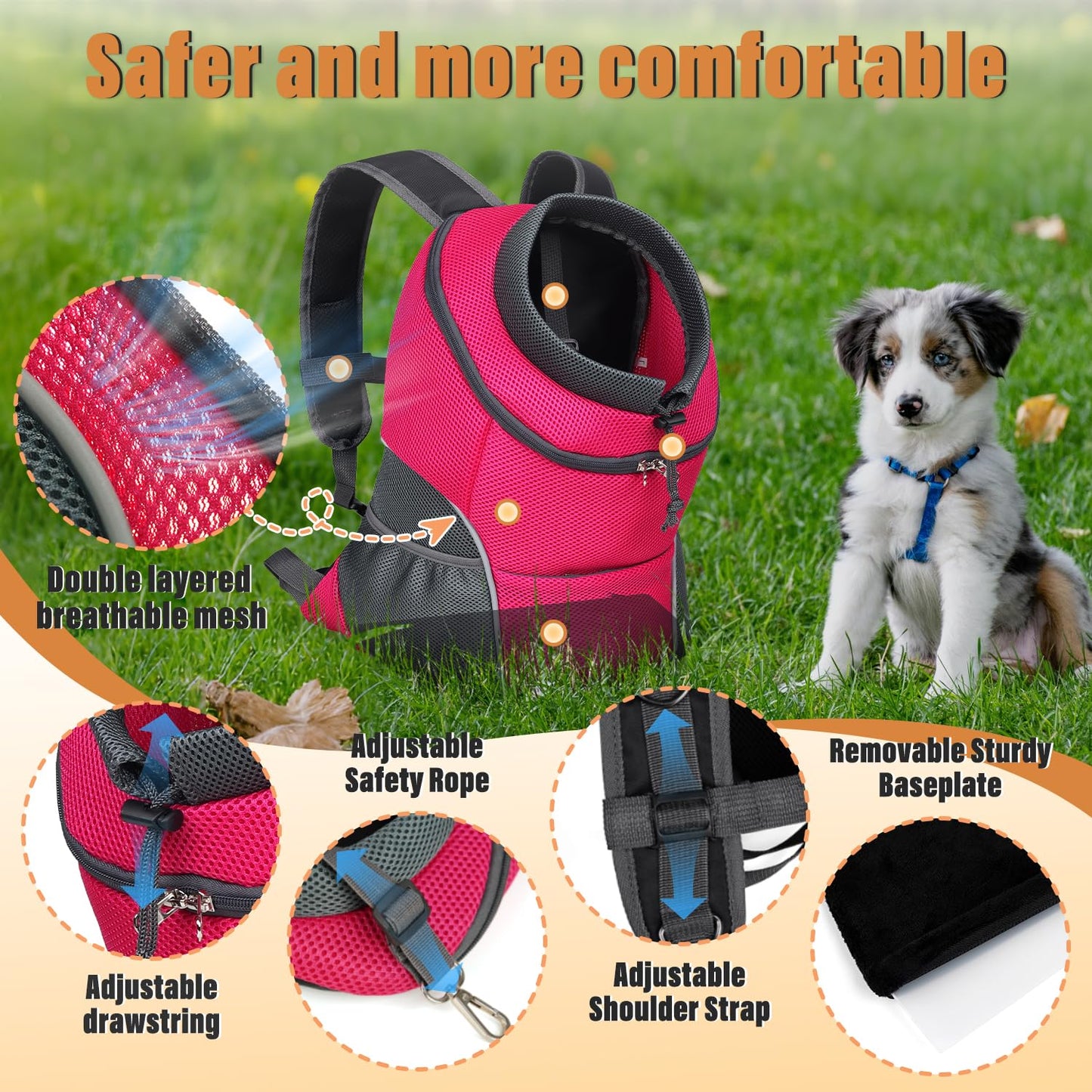 PawVentura: Adjustable Pet Carrier Backpack