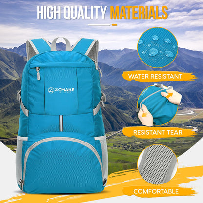 ZOMAKE 35L Compact Waterproof Hiking Backpack