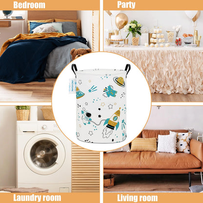 Collapsible Canvas Hamper by LANGYASHAN