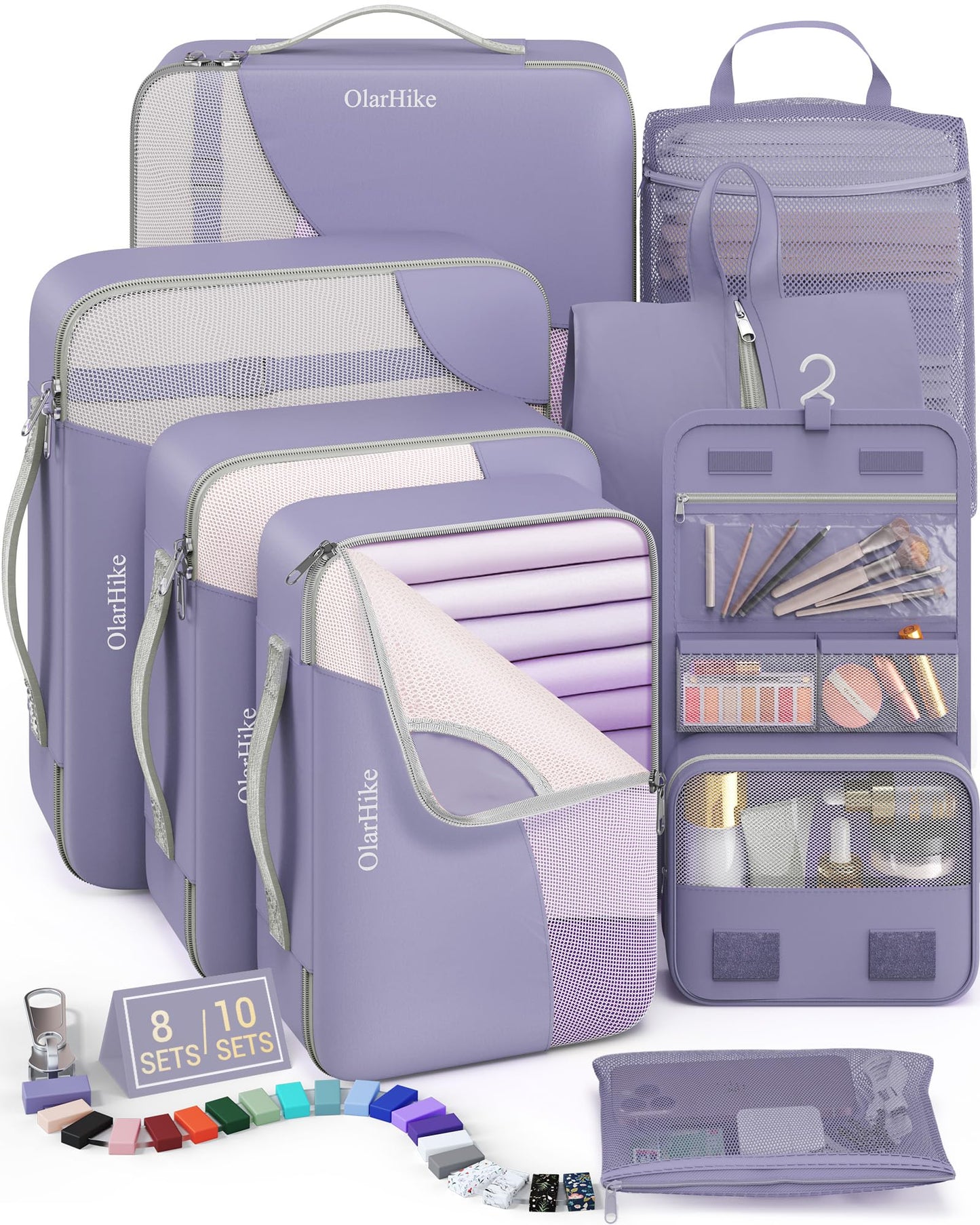OlarHike Travel Cube Set - Cream Organizer & Gifts