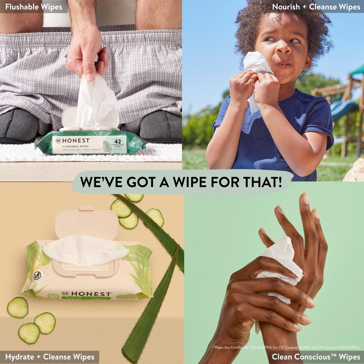 EcoGentle Multi-Use Wipes for Sensitive Skin
