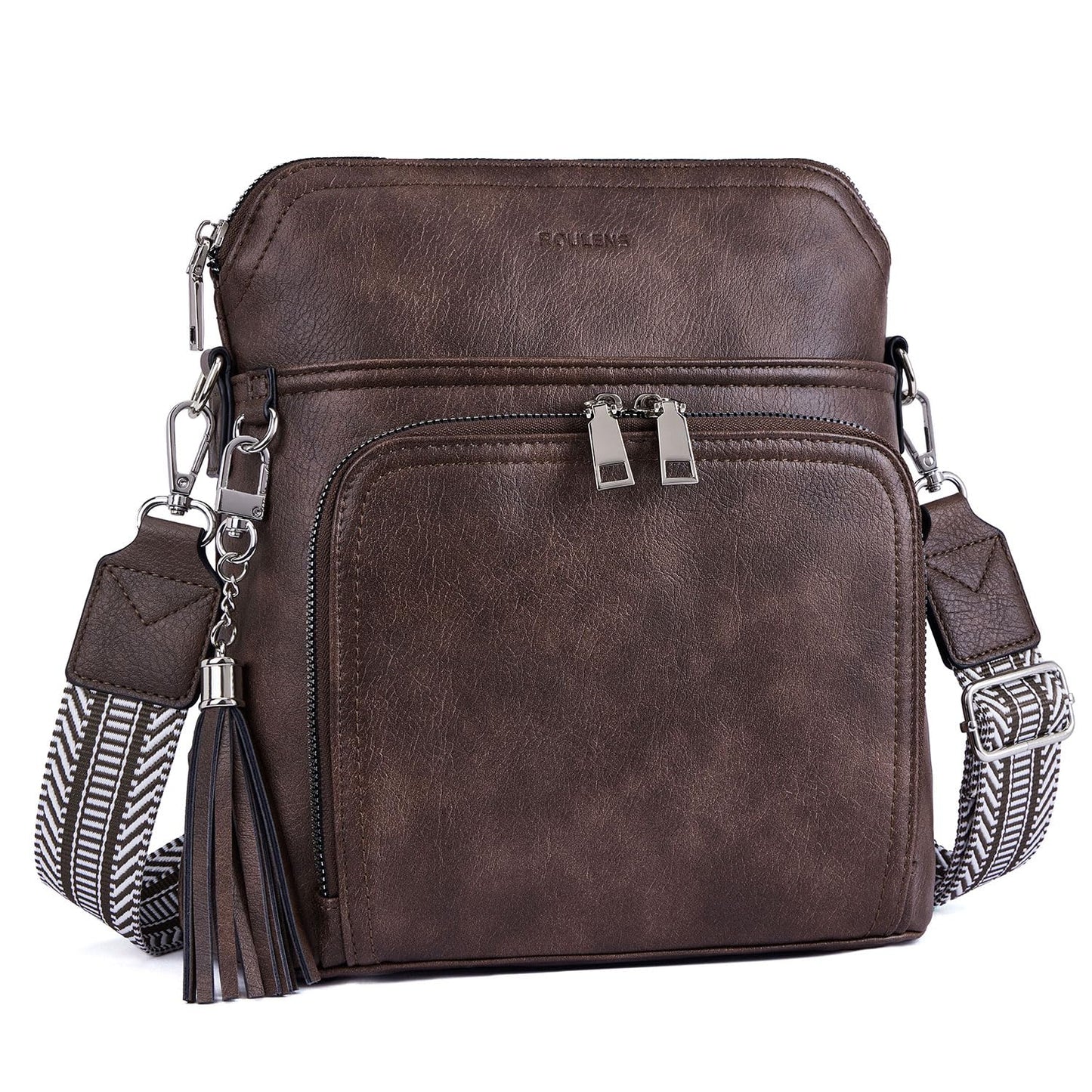 Tassel Charm Crossbody Bag for Women