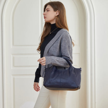 Iswee Luxe Leather Women's Medium Shoulder Tote