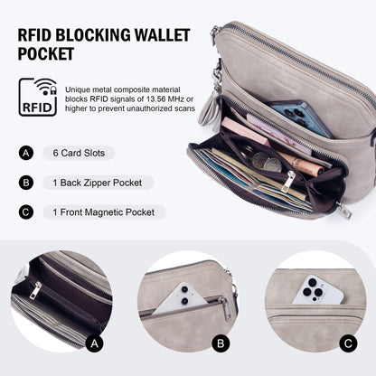 Tassel Charm Crossbody Bag for Women