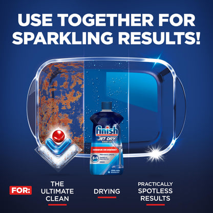 JetShine Rinse Aid: Spot-Free, 300 Washes, 32oz