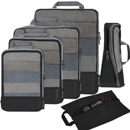 BAGAIL Expandable Travel Compression Cubes Set