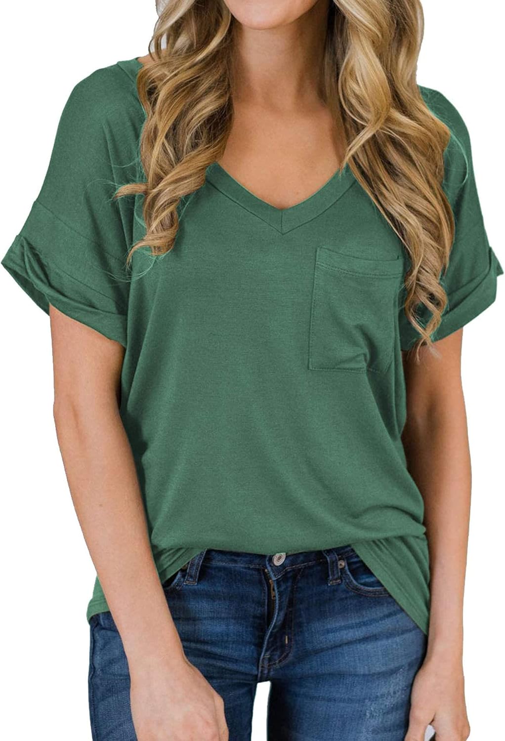 Best Casual V-neck tee for women 2025