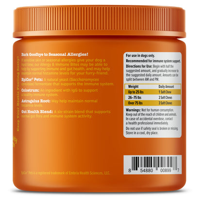 Zesty Paws Itch & Allergy Relief Chews - Lamb 90ct