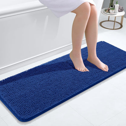 OLANLY Luxe Chenille Bath Mat - Quick Dry & Soft