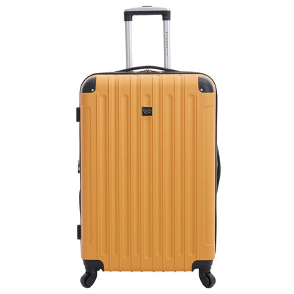 Rose Gold Hardside Luggage Set - 4-Piece Travel Kit