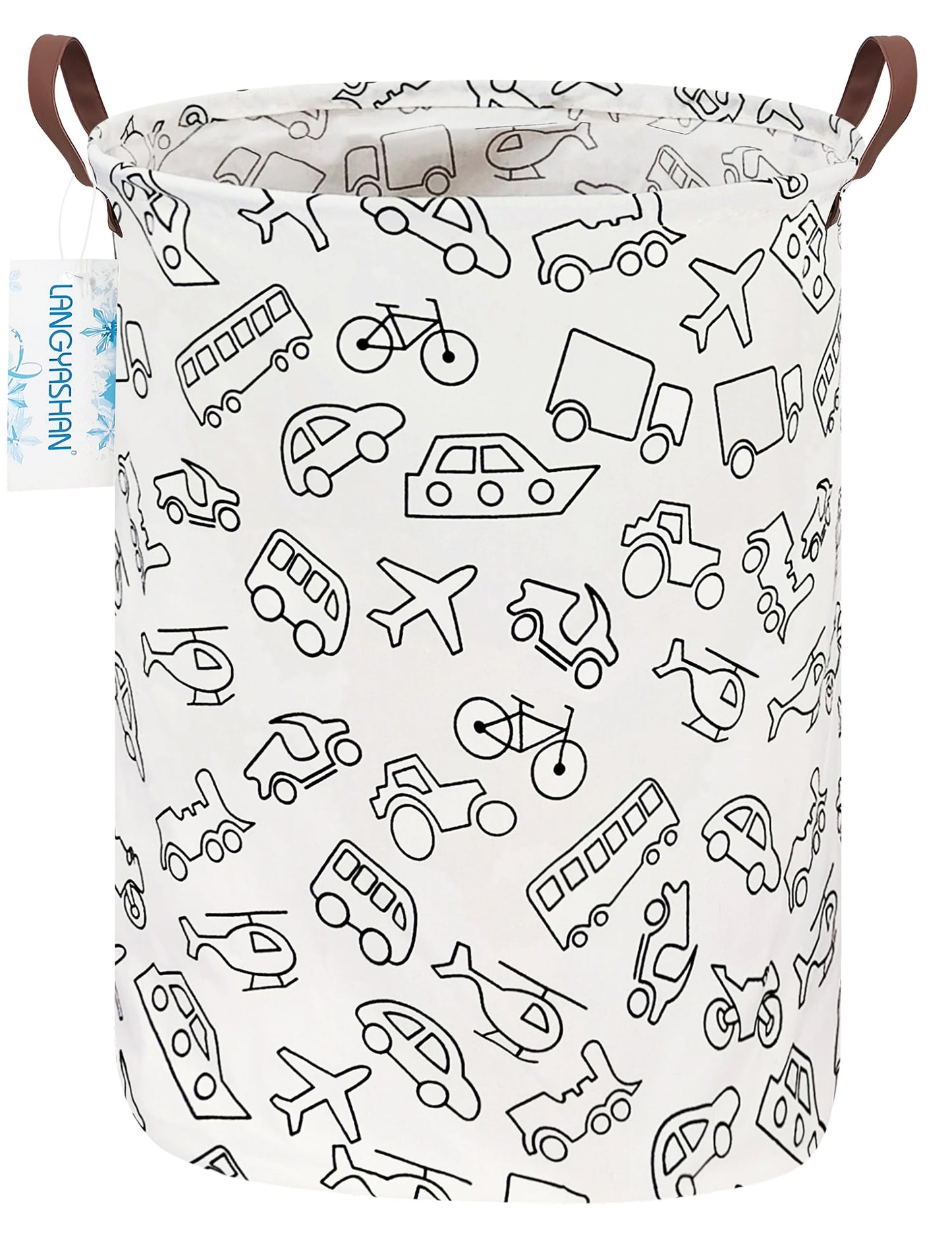 Collapsible Canvas Hamper by LANGYASHAN