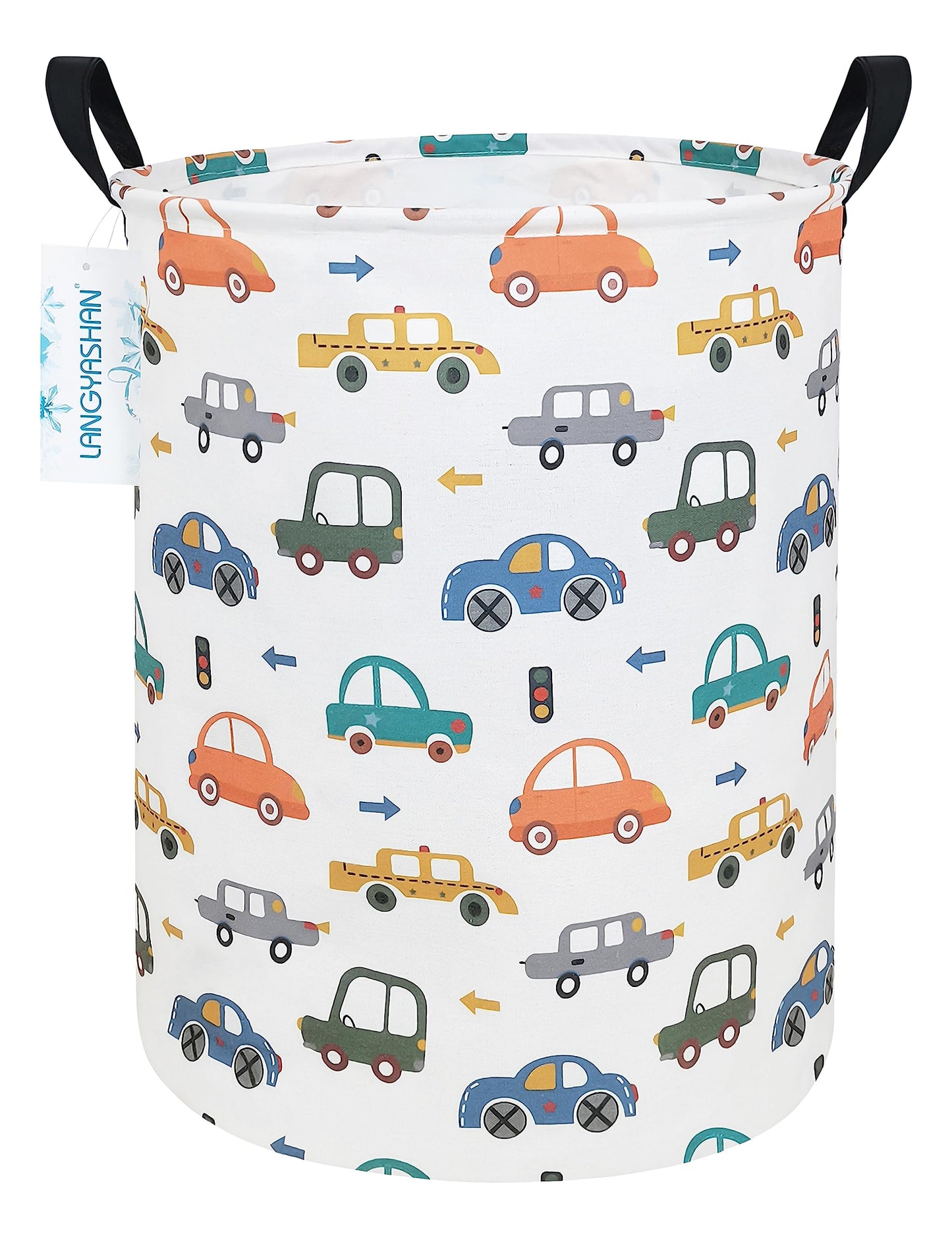 Collapsible Canvas Hamper by LANGYASHAN