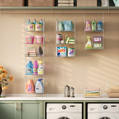 3-Tier Rotating Laundry Basket Organizer