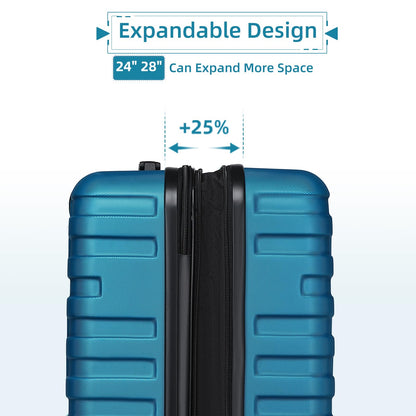 LAVENDER 6pc Hardside Spinner Luggage