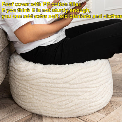 VersaPouf: Unstuffed Ottoman & Foot Rest Cover