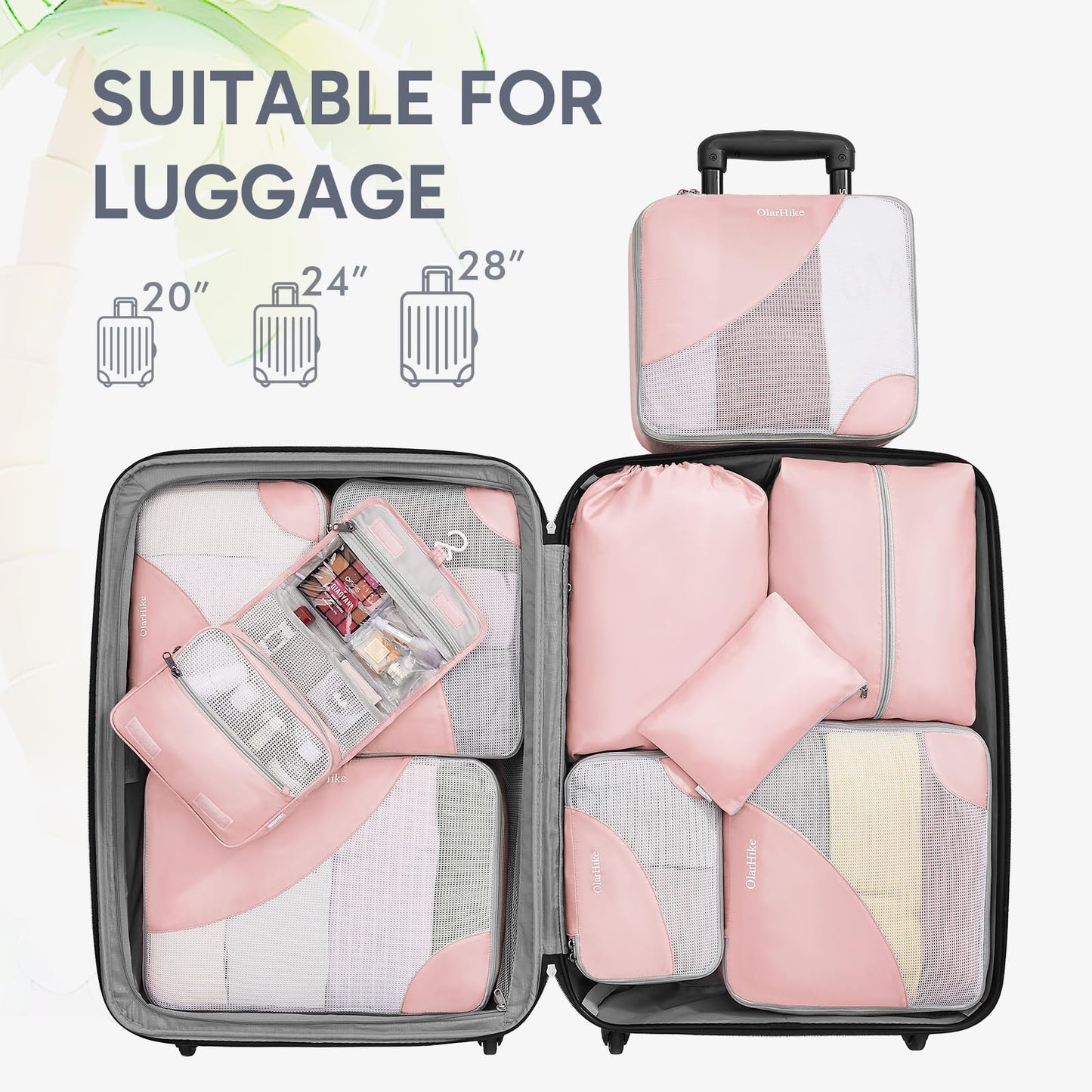 OlarHike Travel Cube Set - Cream Organizer & Gifts