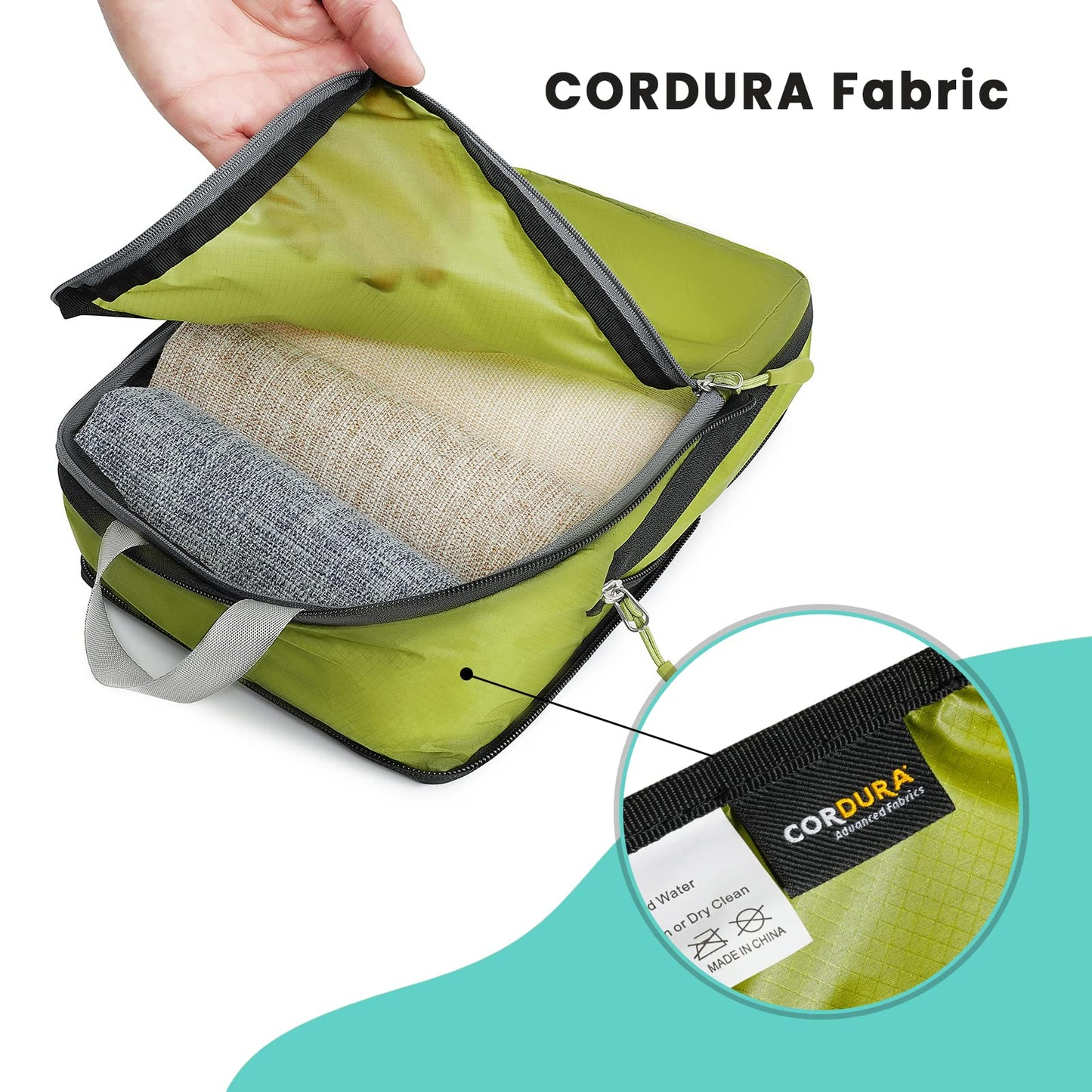 BAGAIL Travel Compression Cubes Set for Packing Ease