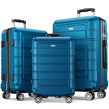 Expandable ShowKoo Suitcase - Durable & TSA Lock
