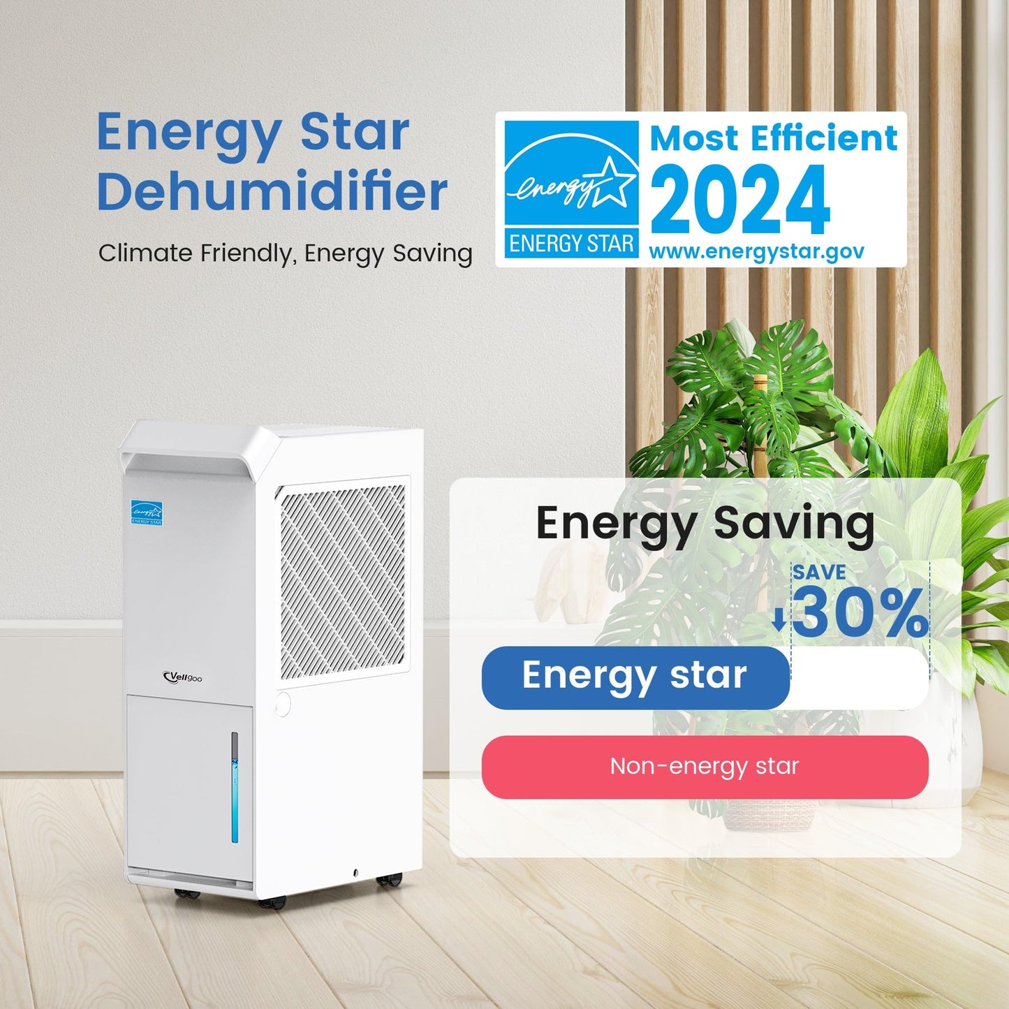 Vellgoo Energy Star Dehumidifier