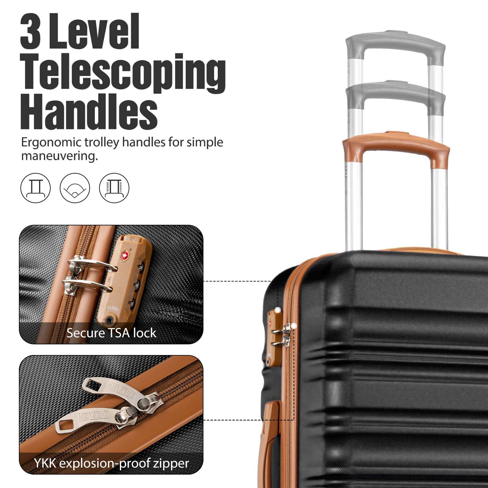 VoyagePro 6-Piece Hardshell Luggage Set