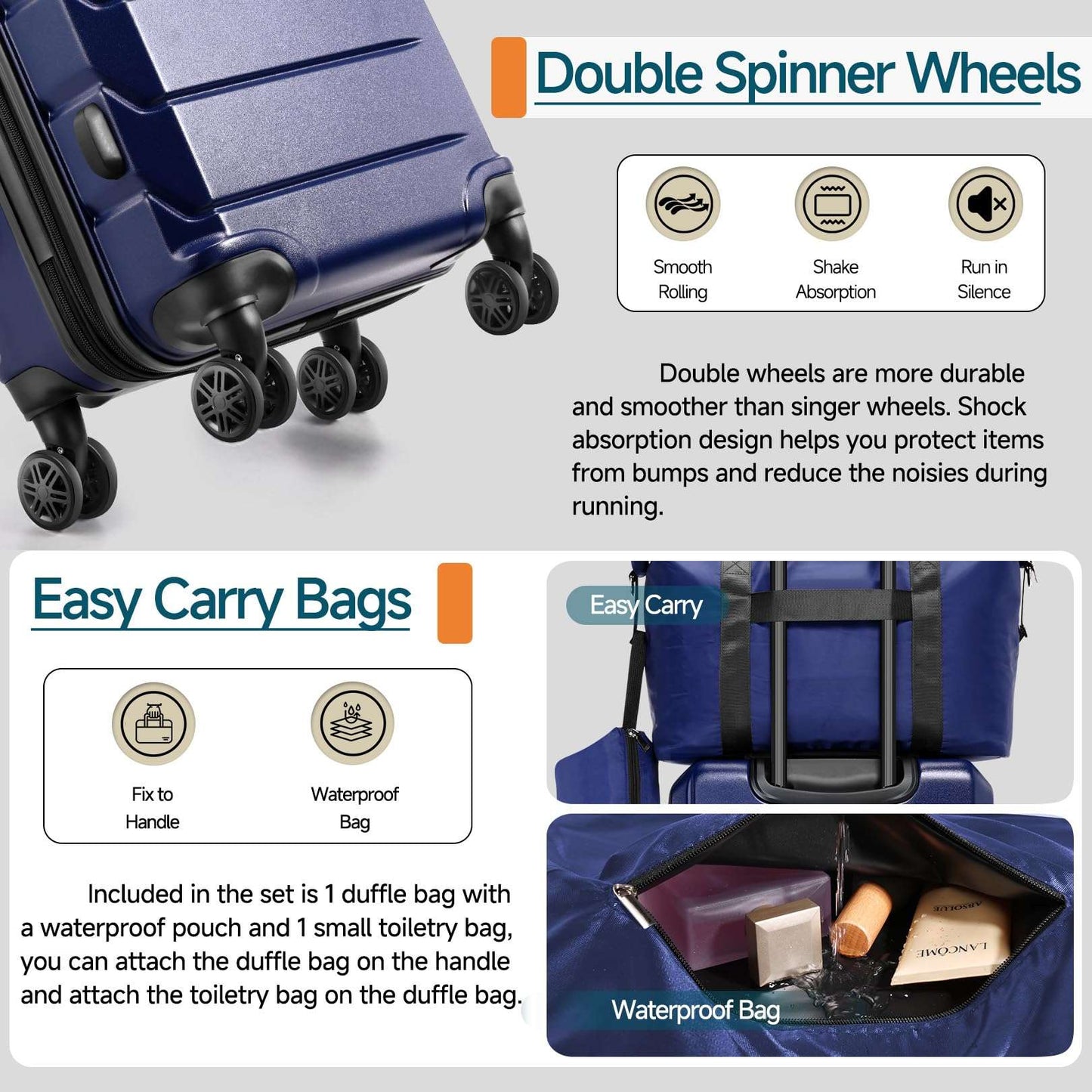 Hoteel 3-Piece Luggage Set