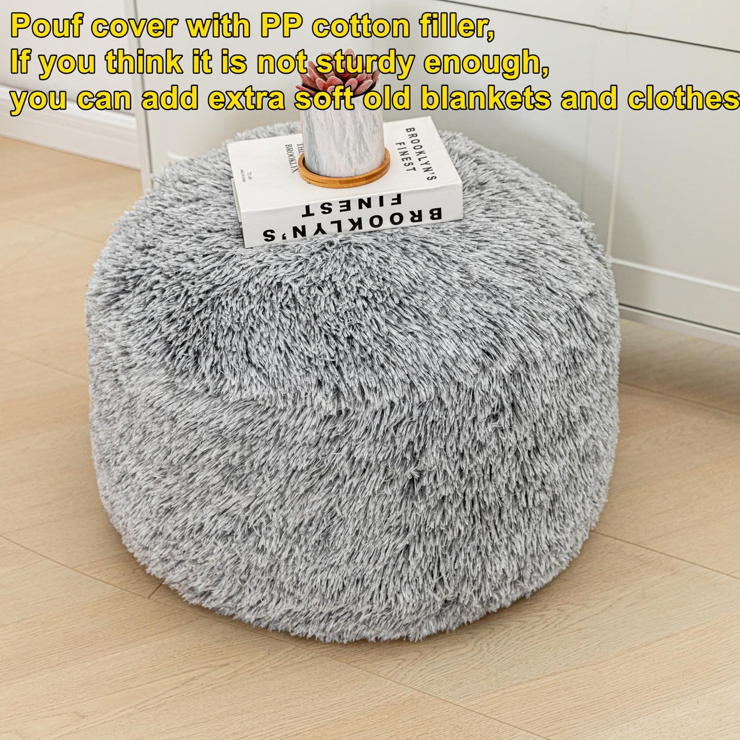 VersaPouf: Unstuffed Ottoman & Foot Rest Cover