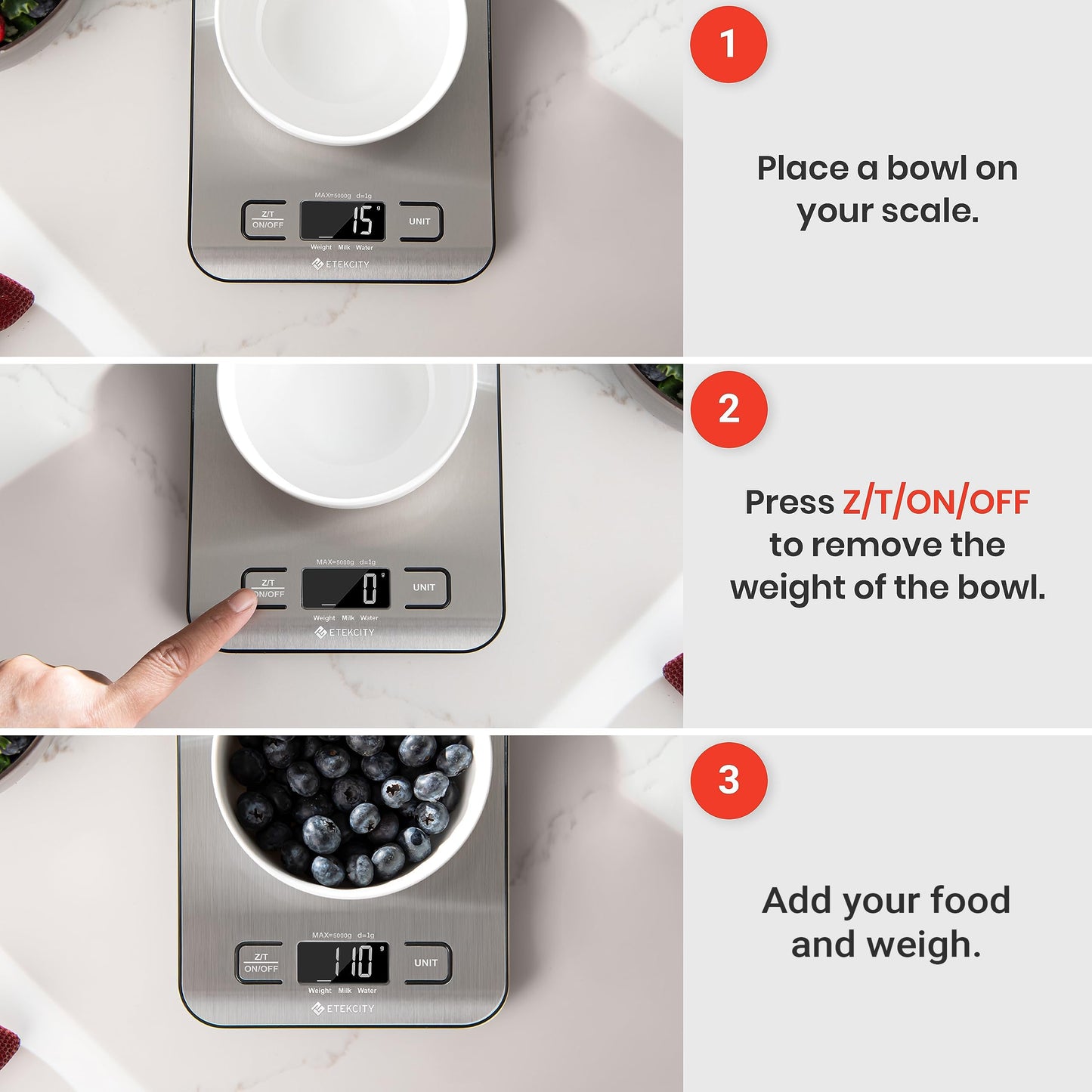 Etekcity Precision Scale: Grams & Ounces Master