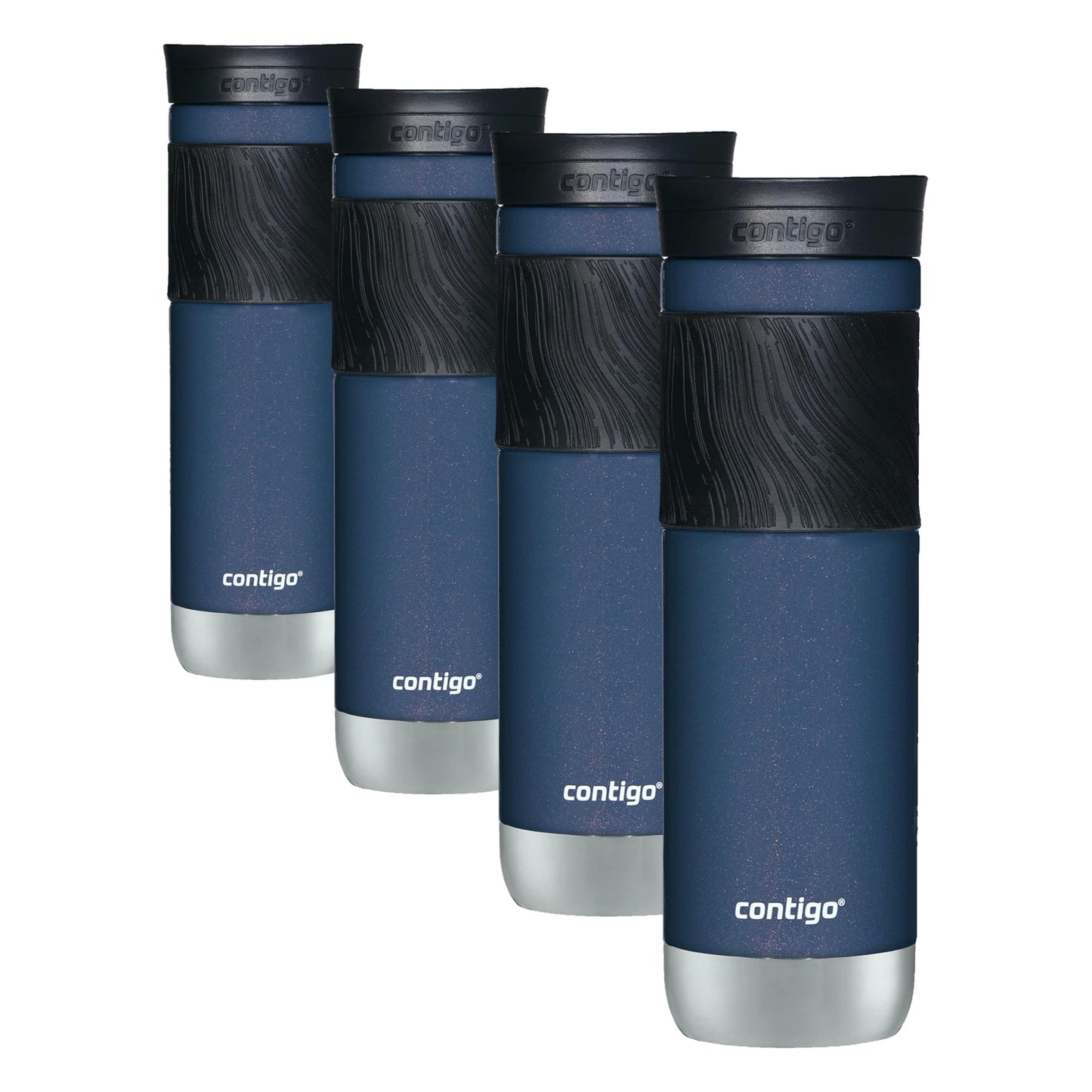 SNAPSEAL Grip Stainless Travel Mug 20oz - Blue/Berry
