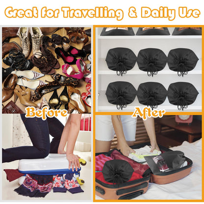 Travel Clear Shoe Bags - 5 Pack Waterproof Storage