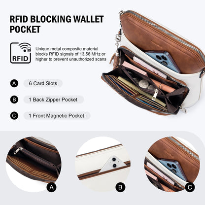 Tassel Charm Crossbody Bag for Women