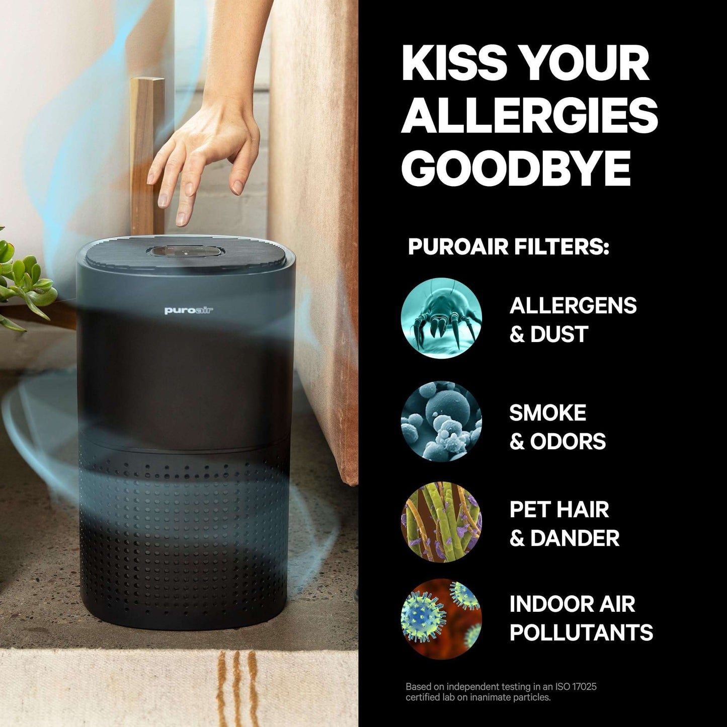 PuroAir HEPA Air Purifiers - Filters Up To 99.9% of Pollutants, Smoke & Dust
