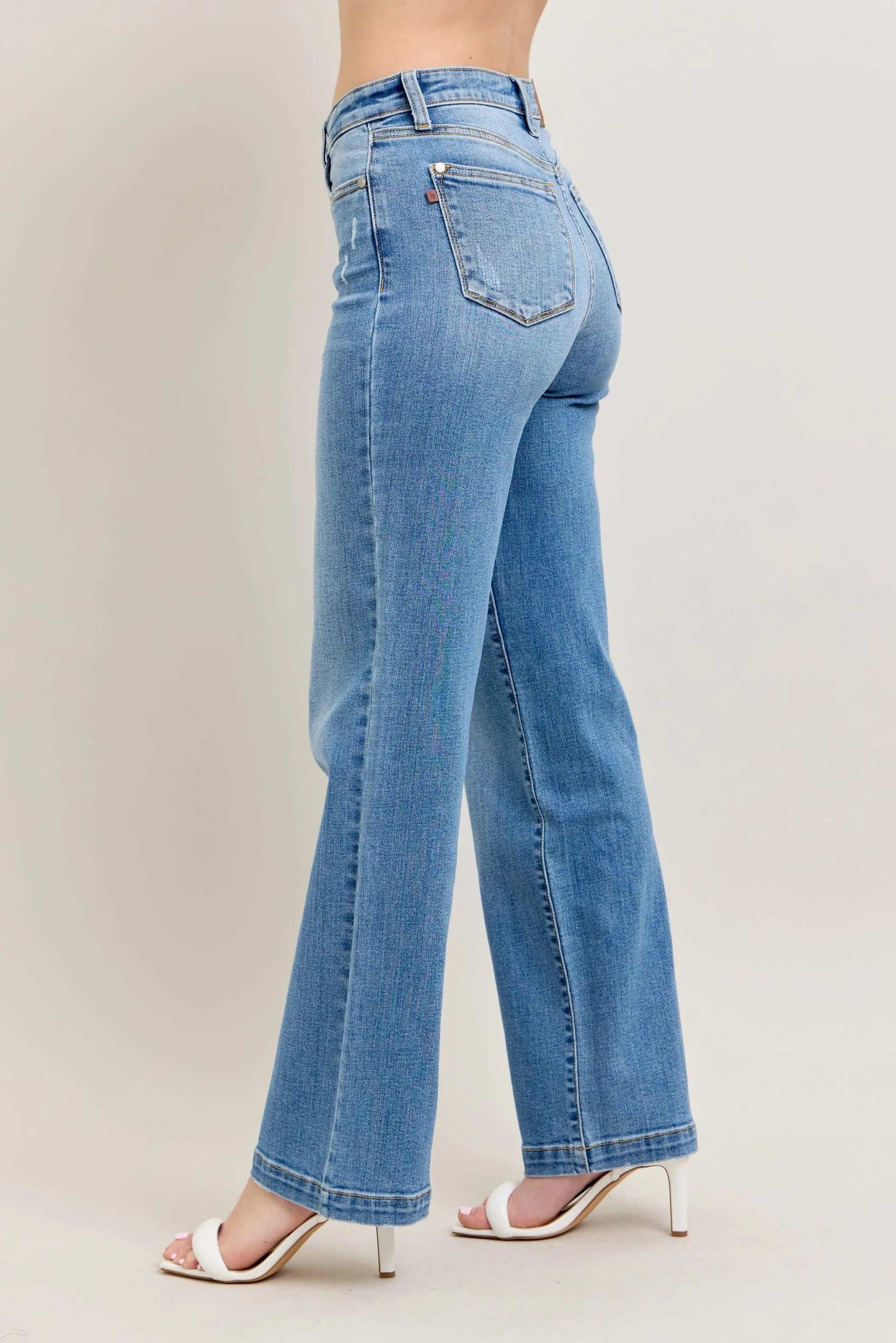 Judy Blue Full Size High Waist Straight Jeans Plus Size - Premium Women / Jeans & Denim from Trendsi - Just $72.99! Shop now at Handbags Specialist Headquarter
