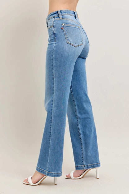 Judy Blue Full Size High Waist Straight Jeans Plus Size - Premium Women / Jeans & Denim from Trendsi - Just $72.99! Shop now at Handbags Specialist Headquarter