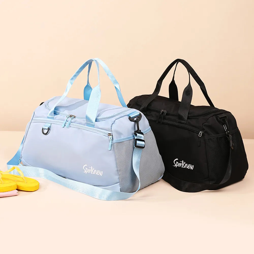 Multi Pockets Nylon Travel Bag - Premium travel-bag from Trendsi - Just $39.99! Shop now at Handbags Specialist Headquarter