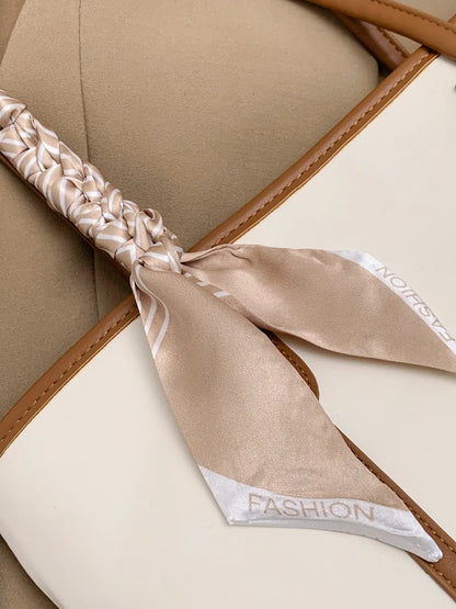 PU Leather Tote Bag - Premium Tote Bag from Trendsi - Just $35.99! Shop now at Handbags Specialist Headquarter