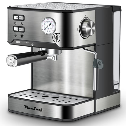 BrewMaster Pro: 20-Bar Espresso & Milk Frother