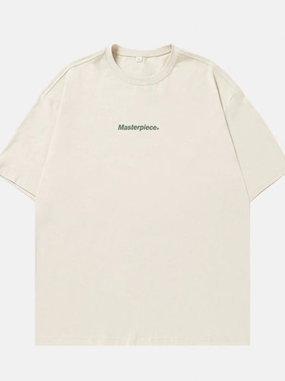 Men's Plus Size Round Neck Half Sleeve T-Shirt - Premium Men's T-Shirt from Trendsi - Just $25.99! Shop now at Handbags Specialist Headquarter