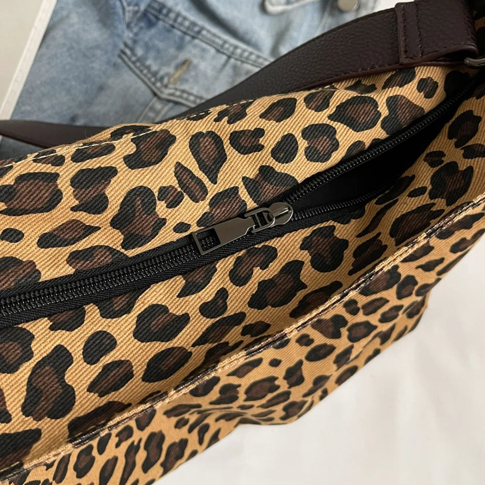 Leopard Adjustable Strap Tote Bag - Premium Tote Bag from Trendsi - Just $36.99! Shop now at Handbags Specialist Headquarter