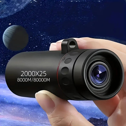 2000x25 HD Monocular Telescope Mini Portable Mobile Phone Telescope With Holder Outdoor Camping Hunting Birdwatching Telescopes - Premium  from Shop1103847253 Store - Just $19.99! Shop now at Handbags Specialist Headquarter