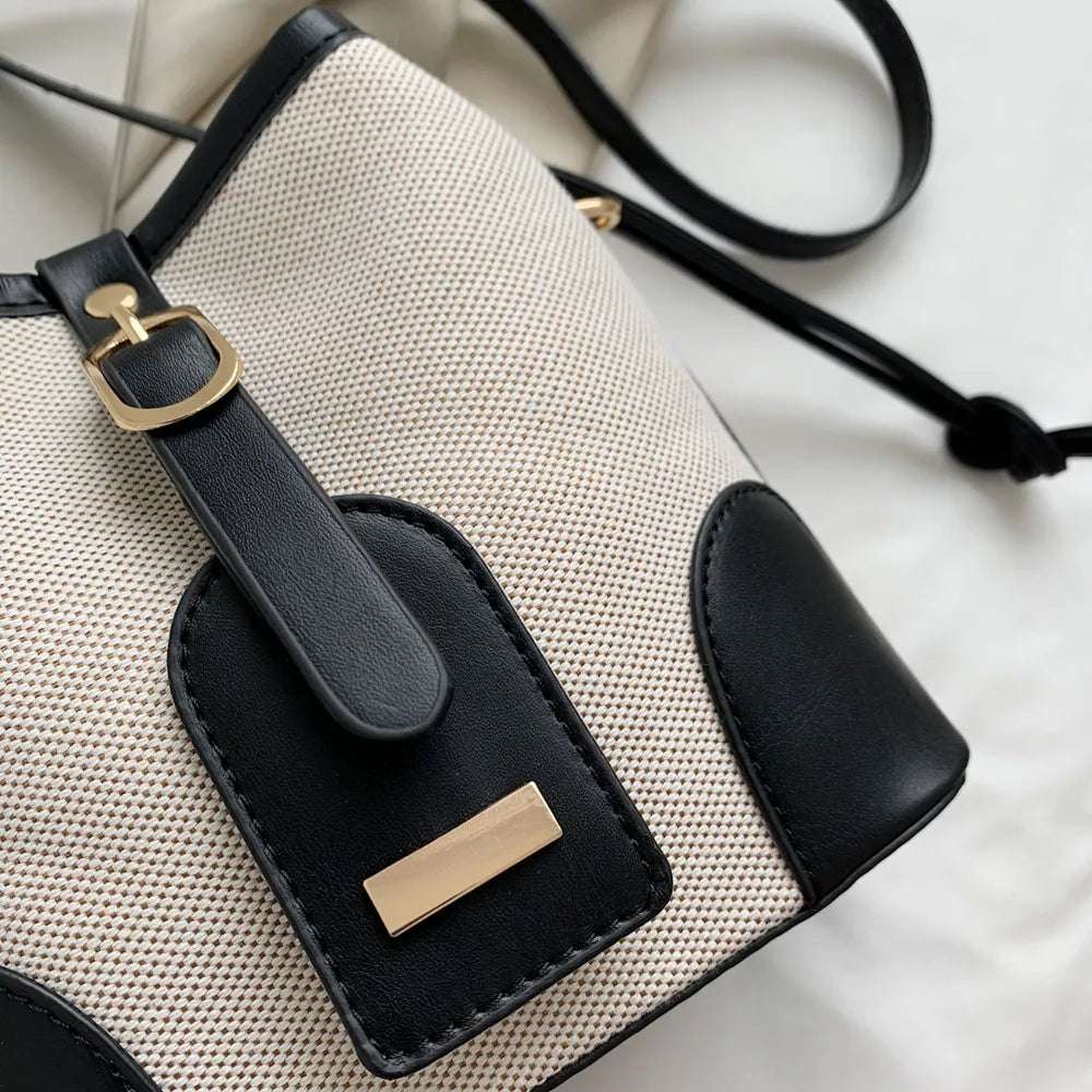 Straw Braided Adjustable Strap Crossbody Bag - Premium Crossbody Bag from Trendsi - Just $38.99! Shop now at Handbags Specialist Headquarter