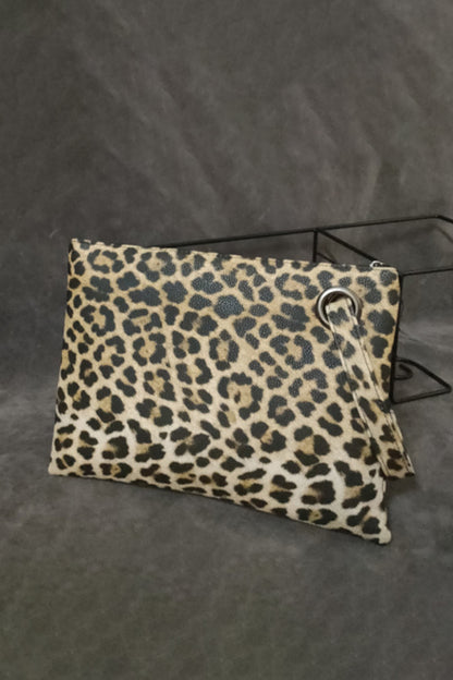 Leopard PU Leather Clutch - Premium handbags from Trendsi - Just $20.99! Shop now at Handbags Specialist Headquarter