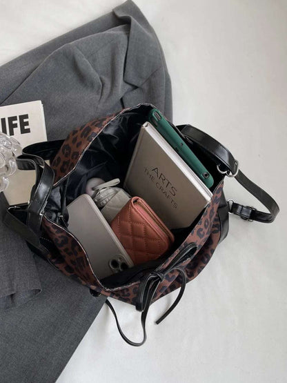 Leopard Dual Purpose Crossbody Bag - Premium Crossbody Bag from Trendsi - Just $19.99! Shop now at Handbags Specialist Headquarter