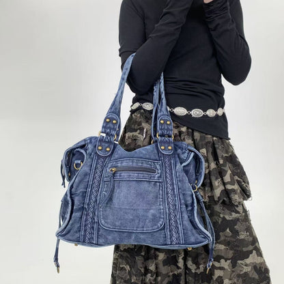 Women's Soft Leather Vintage Tote Bag Shoulder Messenger Bag